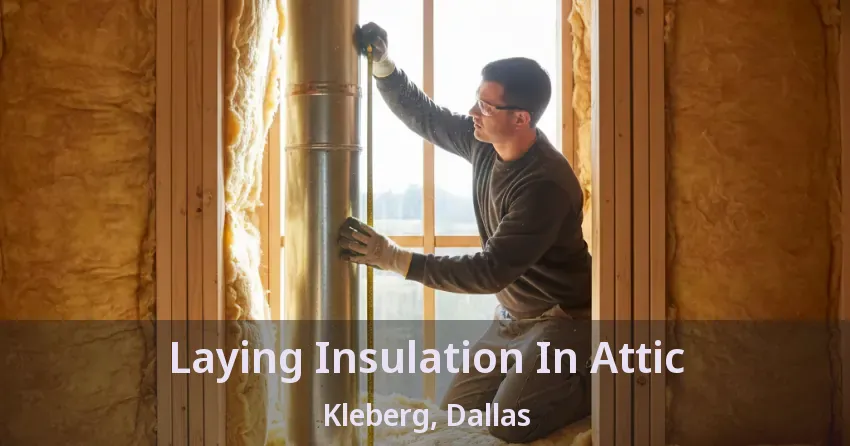 Laying Insulation In Attic Kleberg, Dallas - TX