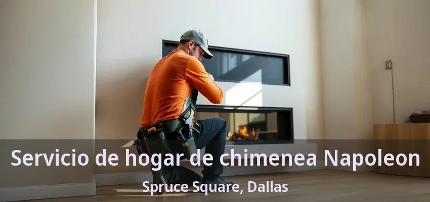 Servicio de hogar de chimenea Napoleon Spruce Square, Dallas - TX