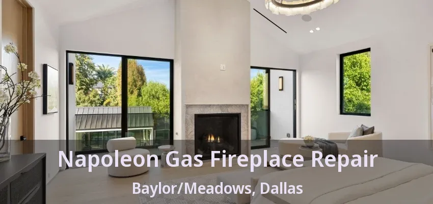Napoleon Gas Fireplace Repair Baylor/Meadows, Dallas - TX