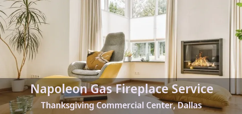 Napoleon Gas Fireplace Service Thanksgiving Commercial Center, Dallas - TX