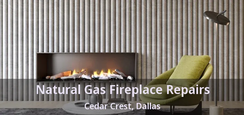Natural Gas Fireplace Repairs Cedar Crest, Dallas - TX