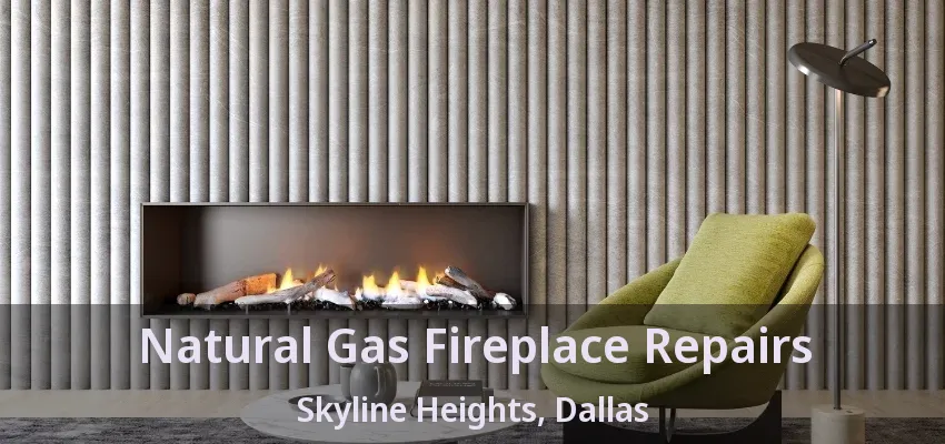 Natural Gas Fireplace Repairs Skyline Heights, Dallas - TX