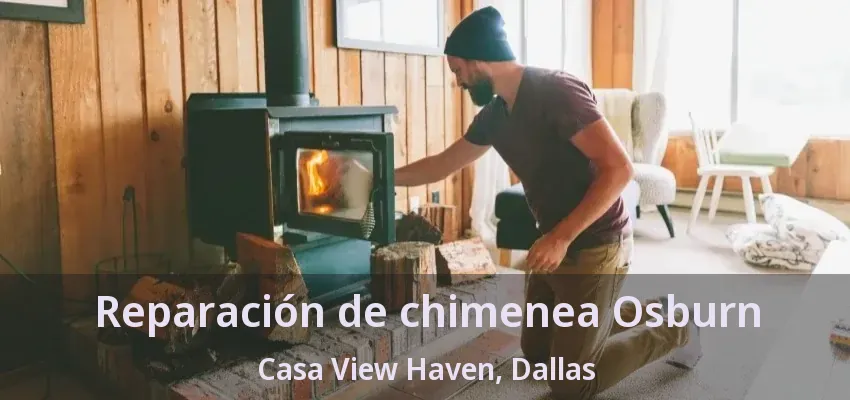 Reparación de chimenea Osburn Casa View Haven, Dallas - TX