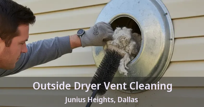 Outside Dryer Vent Cleaning Junius Heights, Dallas - TX