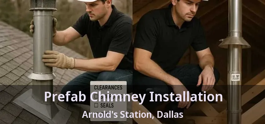 Prefab Chimney Installation Arnold's Station, Dallas - TX