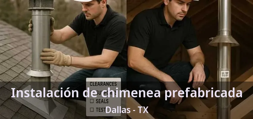 Instalación de chimenea prefabricada Dallas - TX Instalación de chimenea prefabricada Dallas - TX