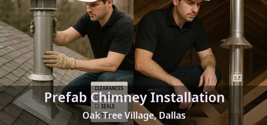 Prefab Chimney Installation Oak Tree Village, Dallas - TX