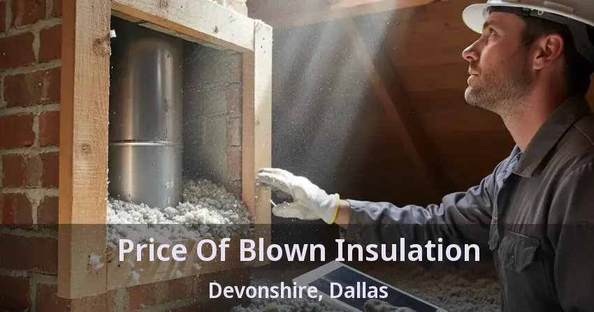 Price Of Blown Insulation Devonshire, Dallas - TX