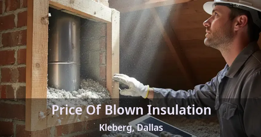 Price Of Blown Insulation Kleberg, Dallas - TX