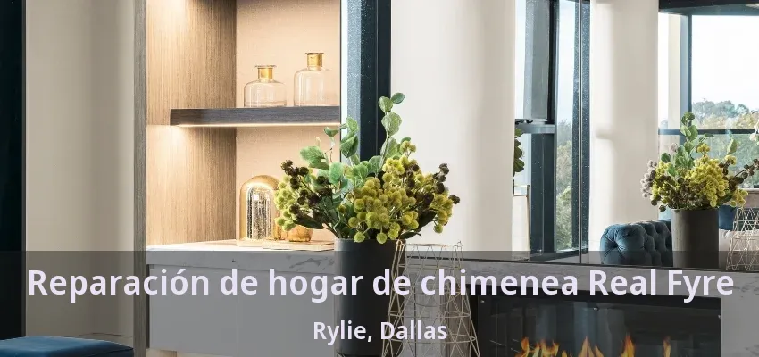 Reparación de hogar de chimenea Real Fyre Rylie, Dallas - TX