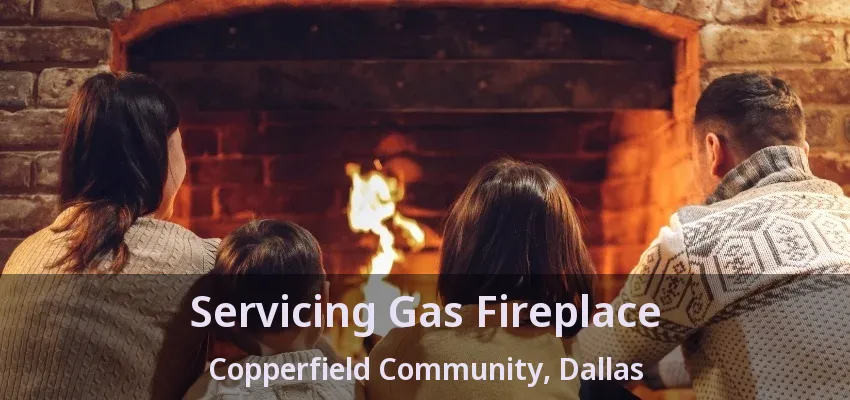Servicing Gas Fireplace Copperfield Community, Dallas - TX