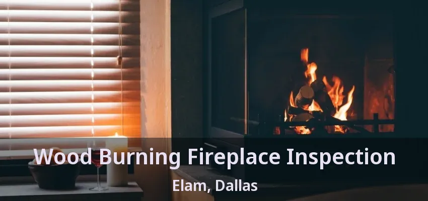 Wood Burning Fireplace Inspection Elam, Dallas - TX